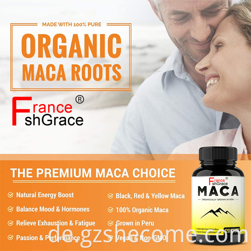 high strength maca root capsules